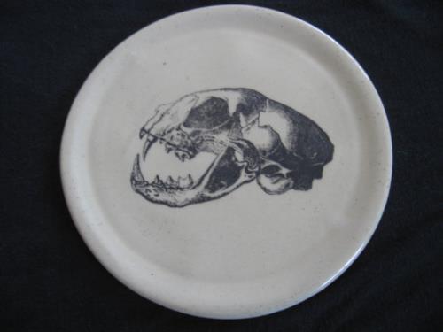 Cougar Skull 7-inch Plate ($25.00)